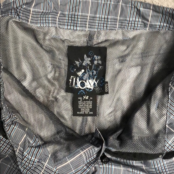Roxy snowboard pants - blue plaid - Picture 3 of 6